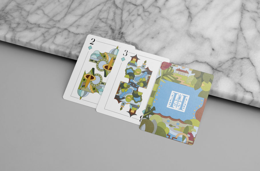 Huntington Library playing cards