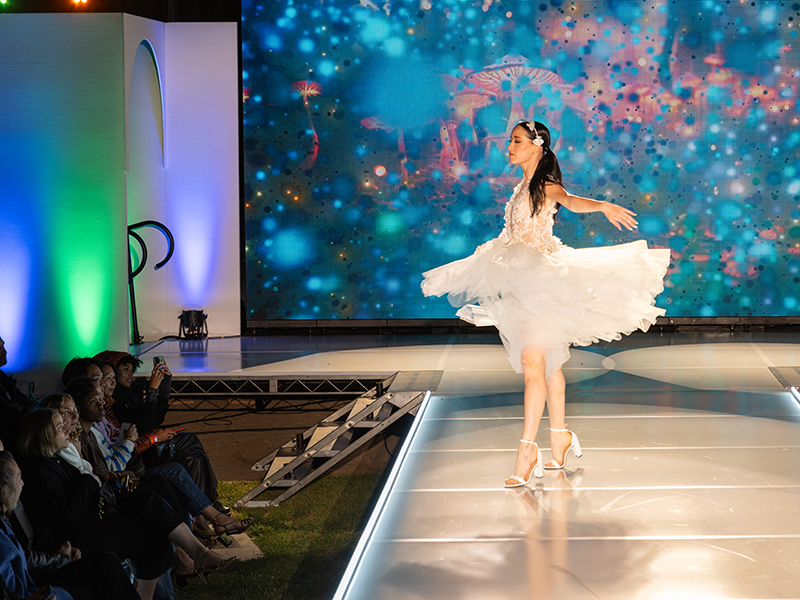 Image of Fashion show students at O-Launch
